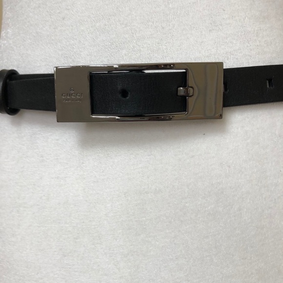 GUCCI Leather Belt, Black, 75/30 main image 4